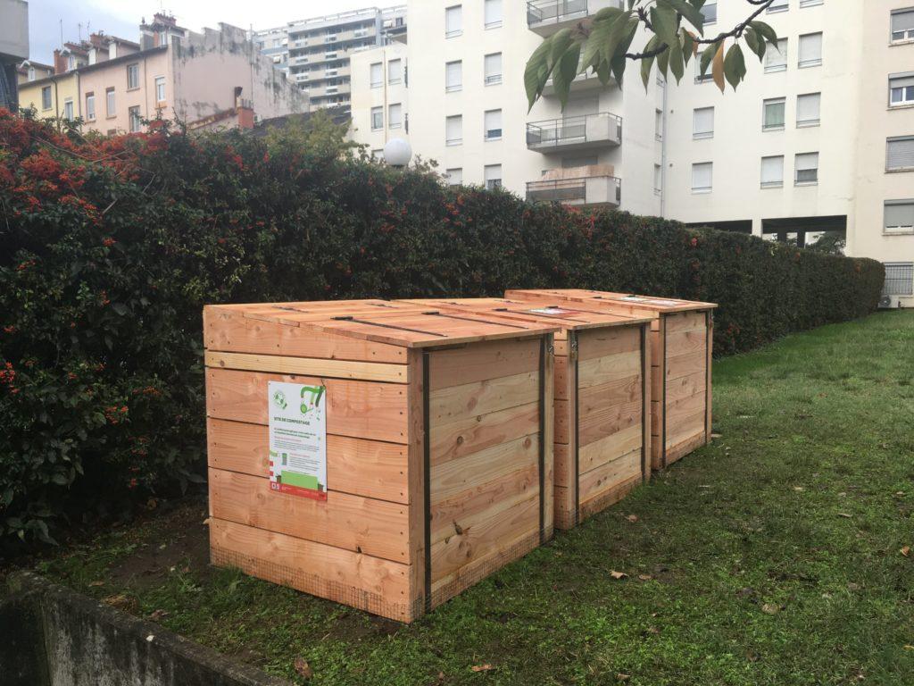 Compostage pied d'immeuble